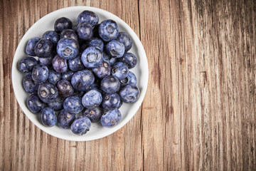 Bilberries super food with antioxidants
