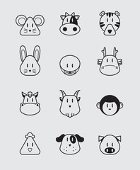 Animal icons