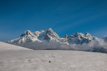 Berge im Winter, Steinernes Meer Saalfelden