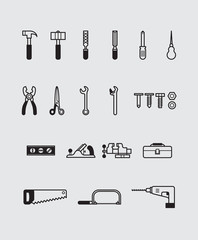 Fototapeta premium Tools icons 