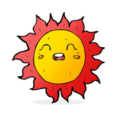 cartoon sun