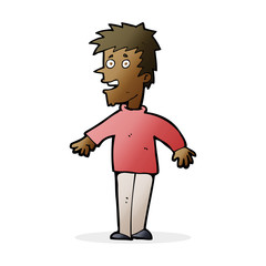 cartoon happy boy