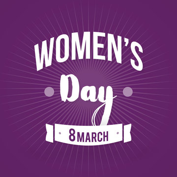 International Women's Day. 8 March. Vector illustration