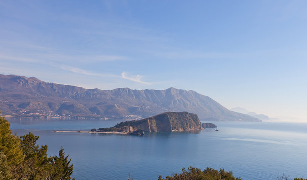 Budva Bay and St. Nicholas Island, Montenegro