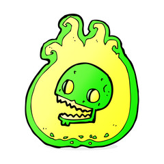 cartoon halloween flame border