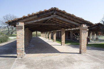 Fototapeta na wymiar L'Antica Fornace di Laterizi di Serra de' Conti 