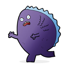 cartoon monster