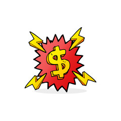 cartoon dollar symbol