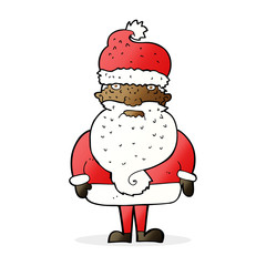 cartoon santa claus