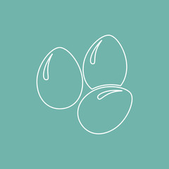 Chicken eggs icon