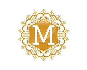 M Initial Elegance Logo