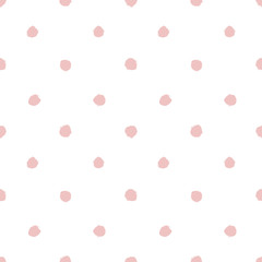 Seamless pattern with distressed dry brush dots