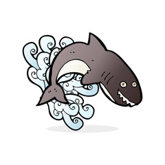 cartoon shark