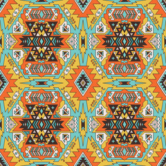 Seamless aztec pattern. Ethnic background