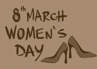 International womens day vintage
