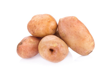 Potato isolated on white background