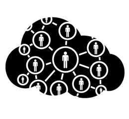 Nuage r&eacute;seau social