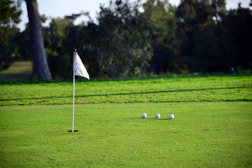 Obraz premium Golf playground junor lessons