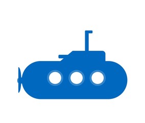 Sous-marin bleu