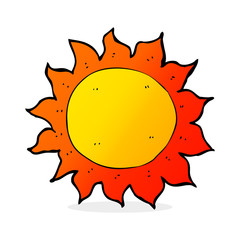 cartoon sun