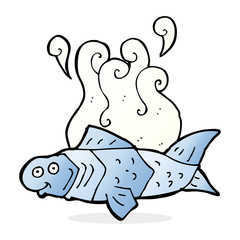cartoon funny fish