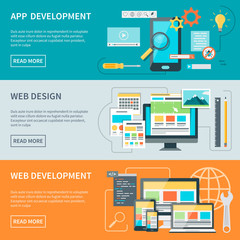 Website Development Banners