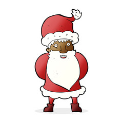 cartoon santa claus