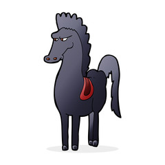 cartoon horse