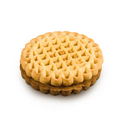 Isolated image of delicious cookies closeup