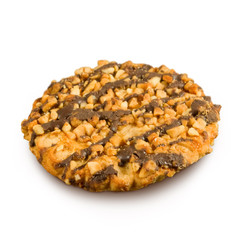 Isolated image of delicious cookies close-up