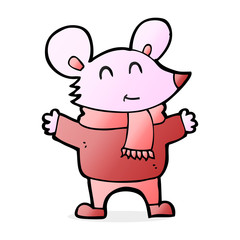 Obraz na płótnie Canvas cartoon mouse