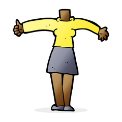 cartoon female body (add photos or mix and match cartoons)