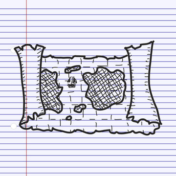 Simple doodle of a map