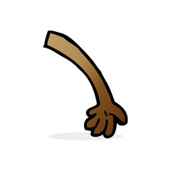 cartoon arm
