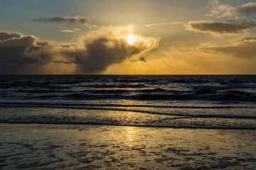 Wolkenspiel an der Nordsee
