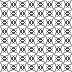 Seamless monochrome curved pattern