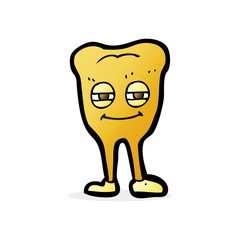cartoon smiling tooth