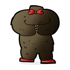 cartoon teddy bear body (mix and match or add own photos)