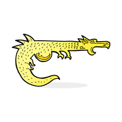 cartoon medieval dragon