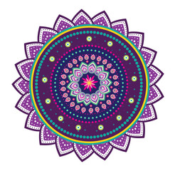 Flower pattern mandala