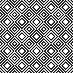 Seamless black and white square pattern