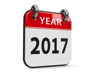 Icon calendar 2017 year