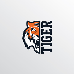 wild tiger logotype theme - 104165976