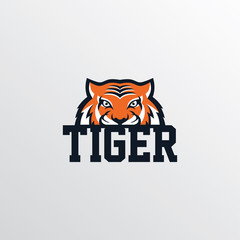 Fototapeta na wymiar wild tiger logotype theme