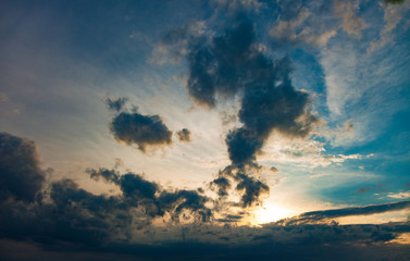 Sunset sky