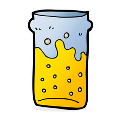 cartoon pint of beer