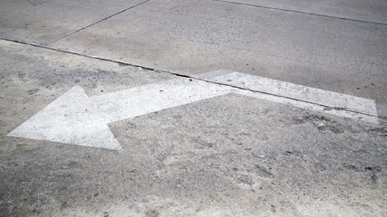 Street, road, arrow direction.