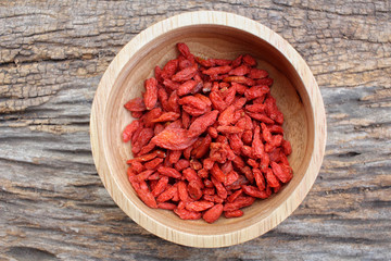 Dried goji berries