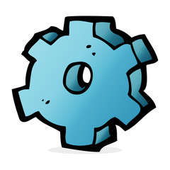 cartoon cog symbol