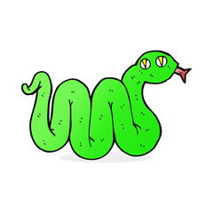 funny cartoon snake